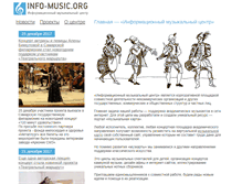 Tablet Screenshot of info-music.org